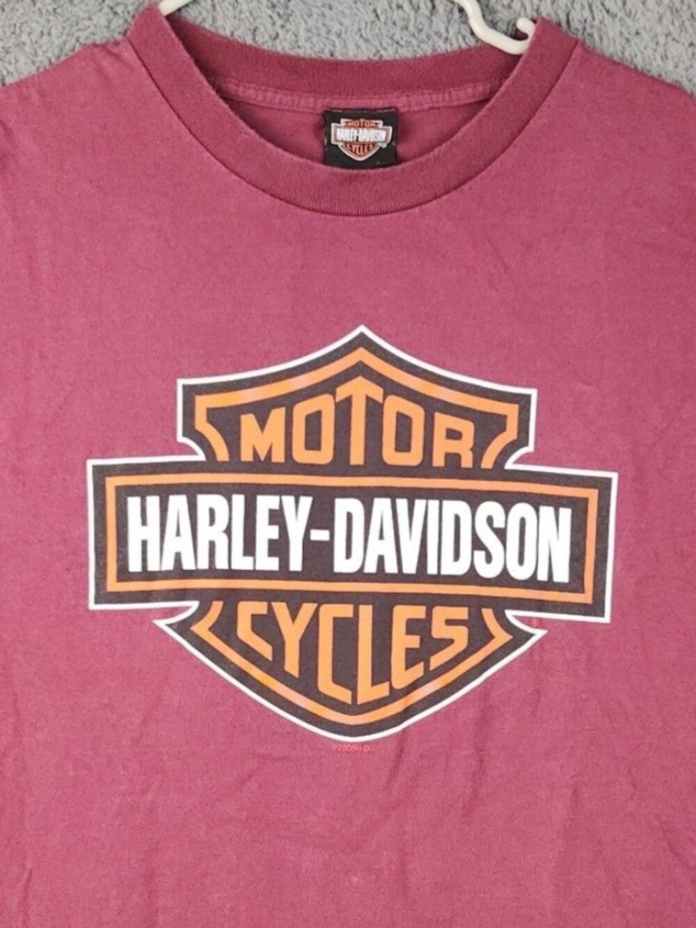 Harley‎ Davidson Texas Motorcycles Shirt Men's Large Long Sleeve College Station